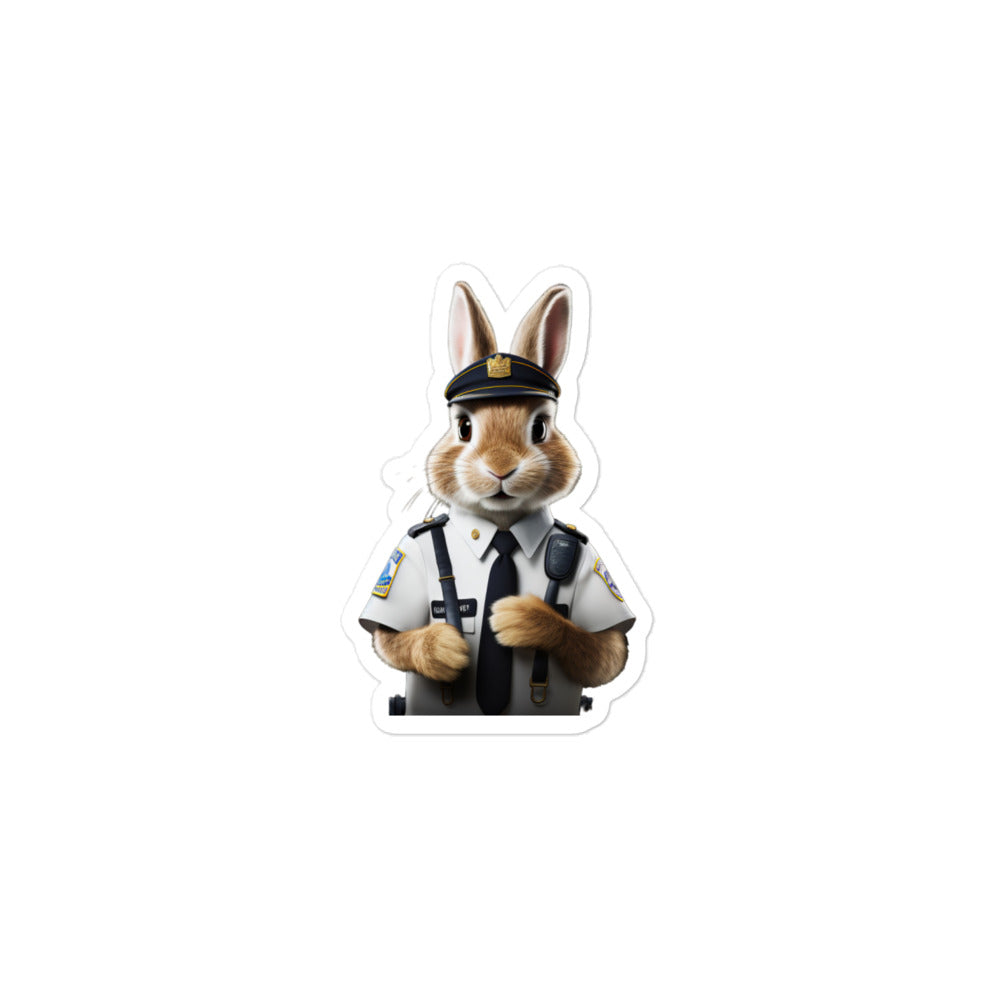 Beveren Transit Operator Bunny Sticker - Stickerfy.ai