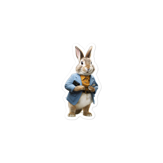 Californian Transit Operator Bunny Sticker - Stickerfy.ai