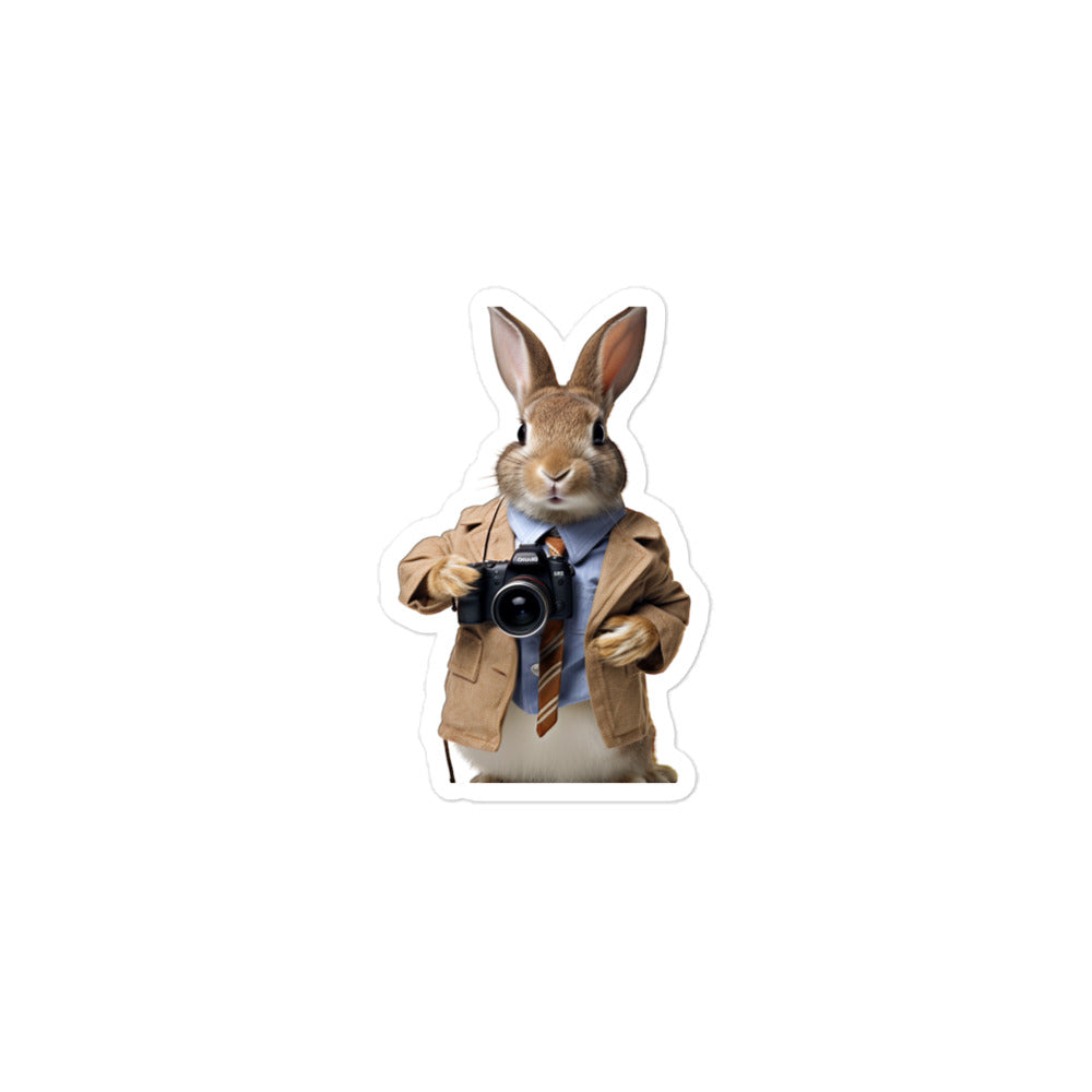 Californian Persuasive Sales Bunny Sticker - Stickerfy.ai