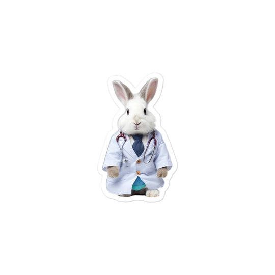 Californian Compassionate Doctor Bunny Sticker - Stickerfy.ai