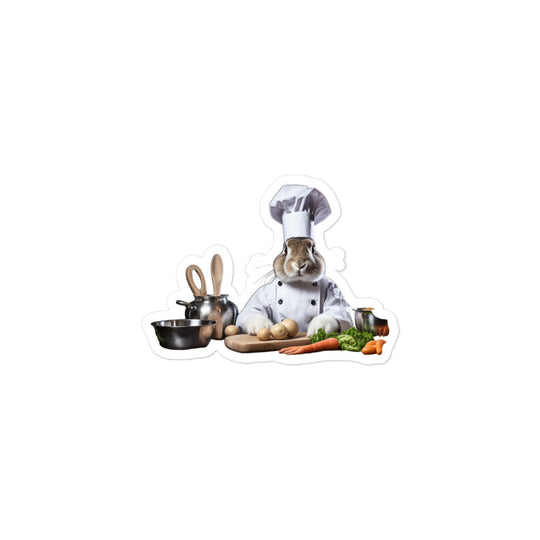 Californian Chef Bunny Sticker - Stickerfy.ai