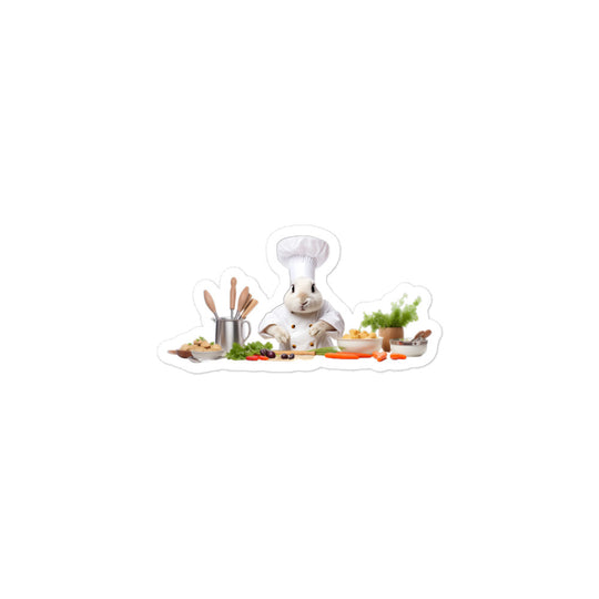 Californian Chef Bunny Sticker - Stickerfy.ai