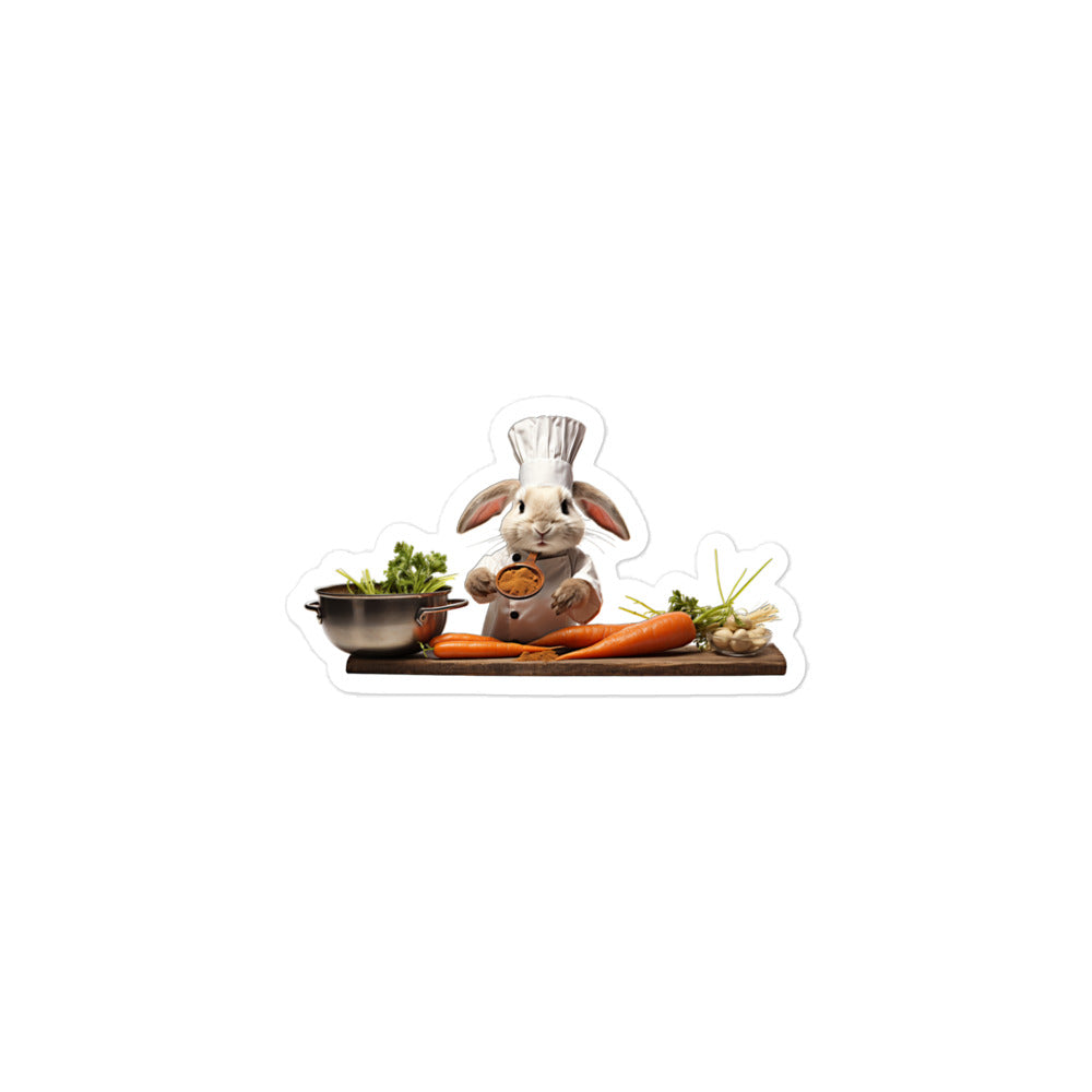 Dutch Chef Bunny Sticker - Stickerfy.ai