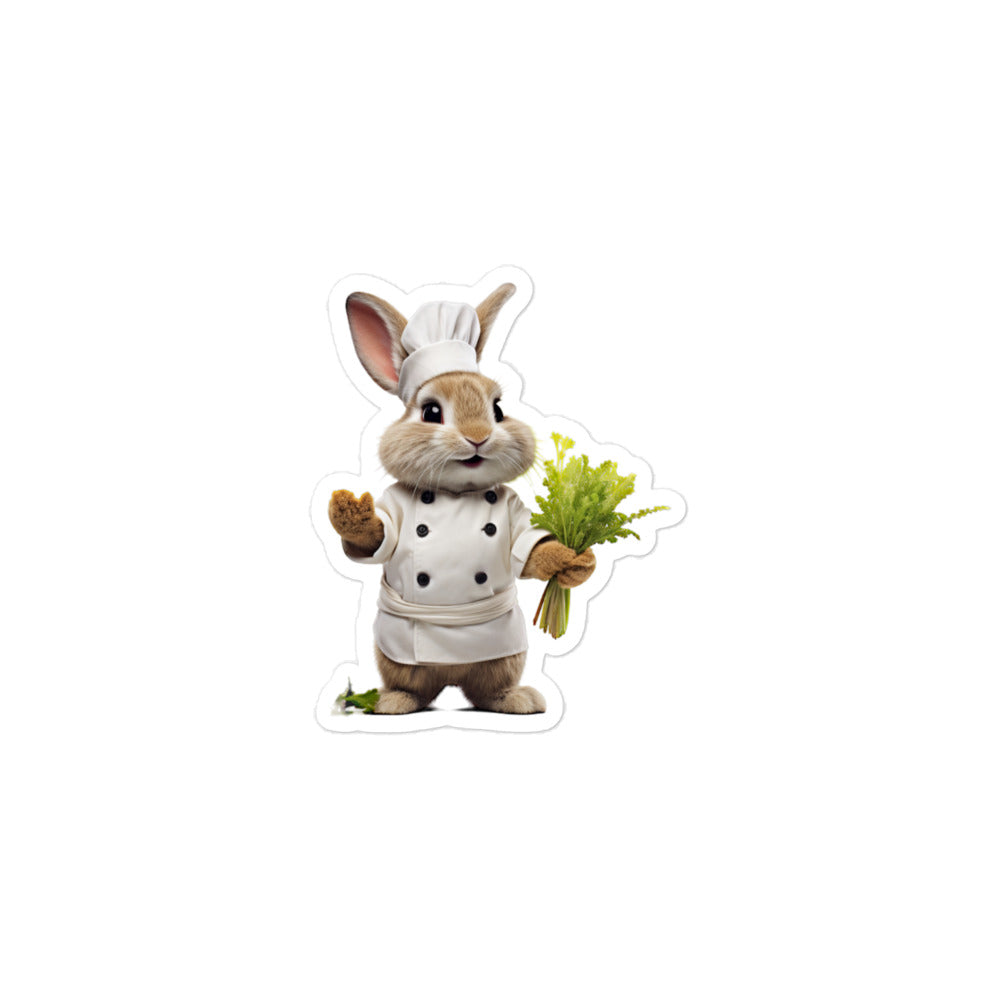 Havana Chef Bunny Sticker - Stickerfy.ai