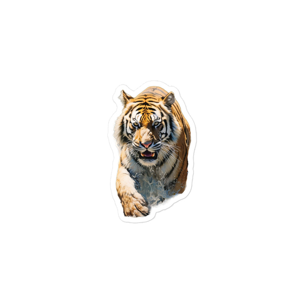 Siberian Tiger Sticker - Stickerfy.ai