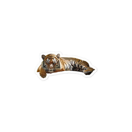 Malayan Tiger Sticker - Stickerfy.ai