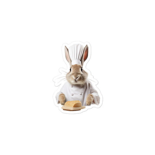 Lionhead Chef Bunny Sticker - Stickerfy.ai