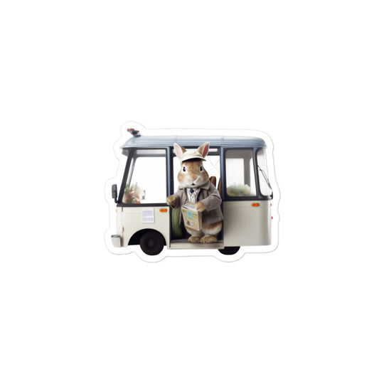 Mini Rex Transit Operator Bunny Sticker - Stickerfy.ai