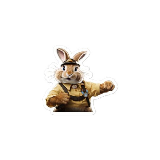 New Zealand Transit Operator Bunny Sticker - Stickerfy.ai