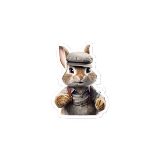 Rhinelander Transit Operator Bunny Sticker - Stickerfy.ai