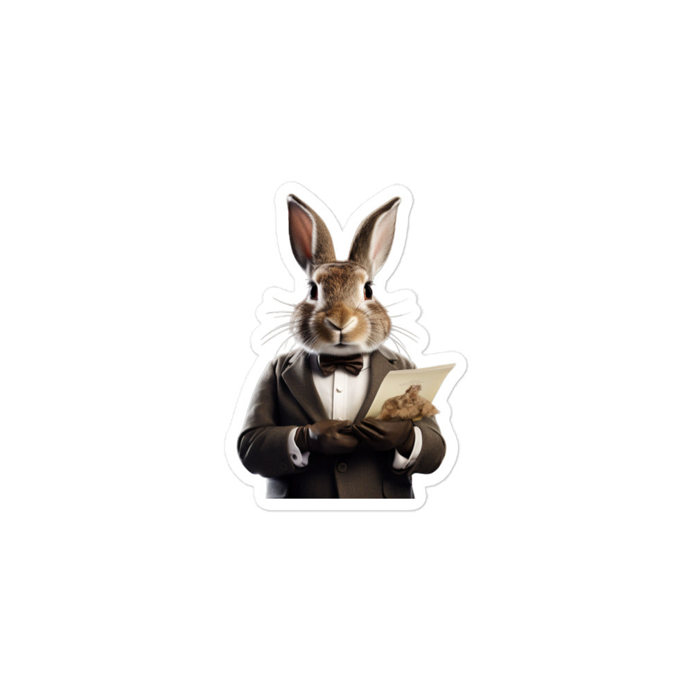 Rhinelander Welcoming Hotel Bunny Sticker - Stickerfy.ai