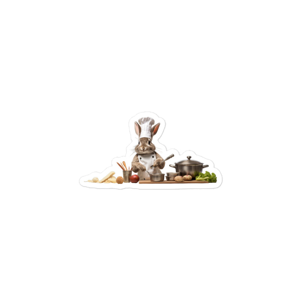 Rhinelander Chef Bunny Sticker - Stickerfy.ai