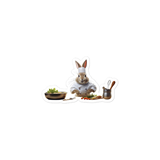 Rhinelander Chef Bunny Sticker - Stickerfy.ai