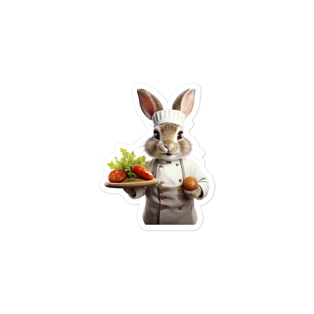 Polish Chef Bunny Sticker - Stickerfy.ai