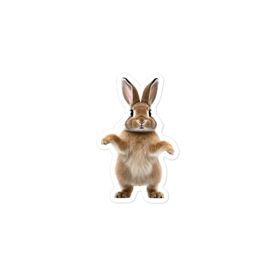 American Bunny Sticker - Stickerfy.ai