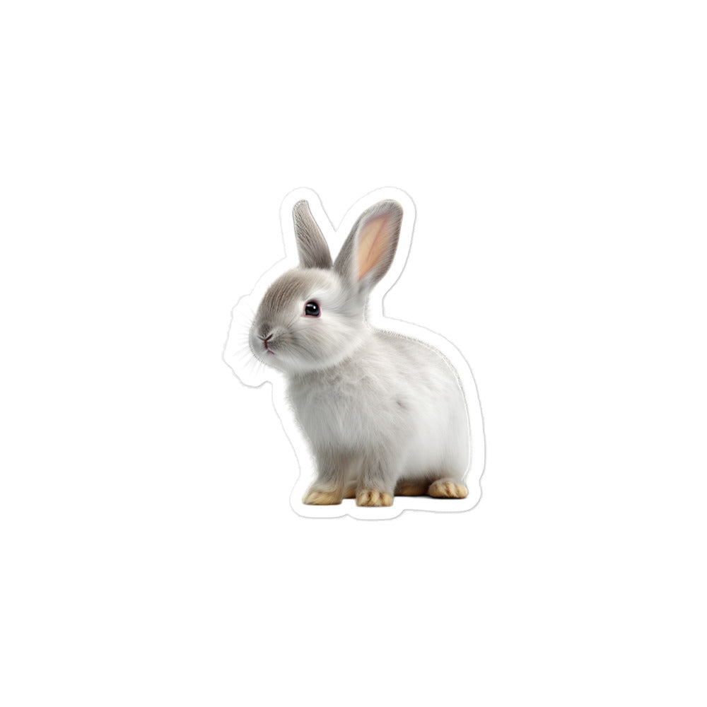 American Bunny Sticker - Stickerfy.ai