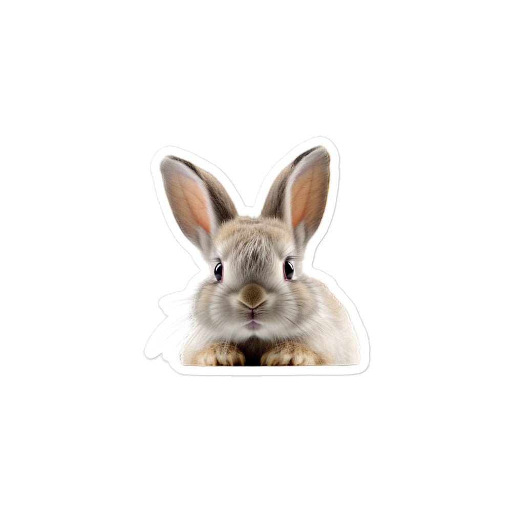 American Bunny Sticker - Stickerfy.ai