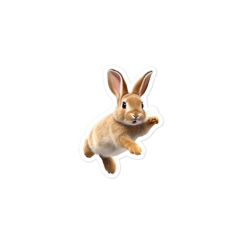American Bunny Sticker - Stickerfy.ai
