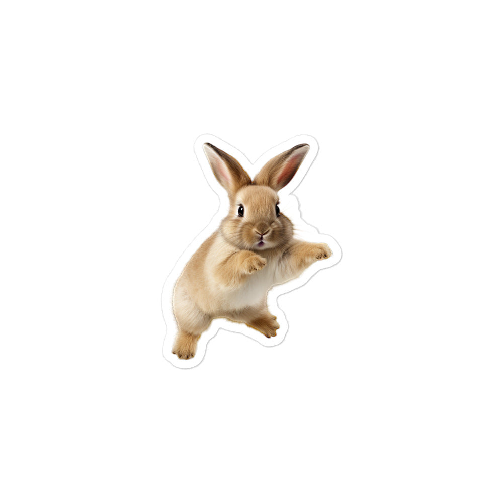 American Bunny Sticker - Stickerfy.ai