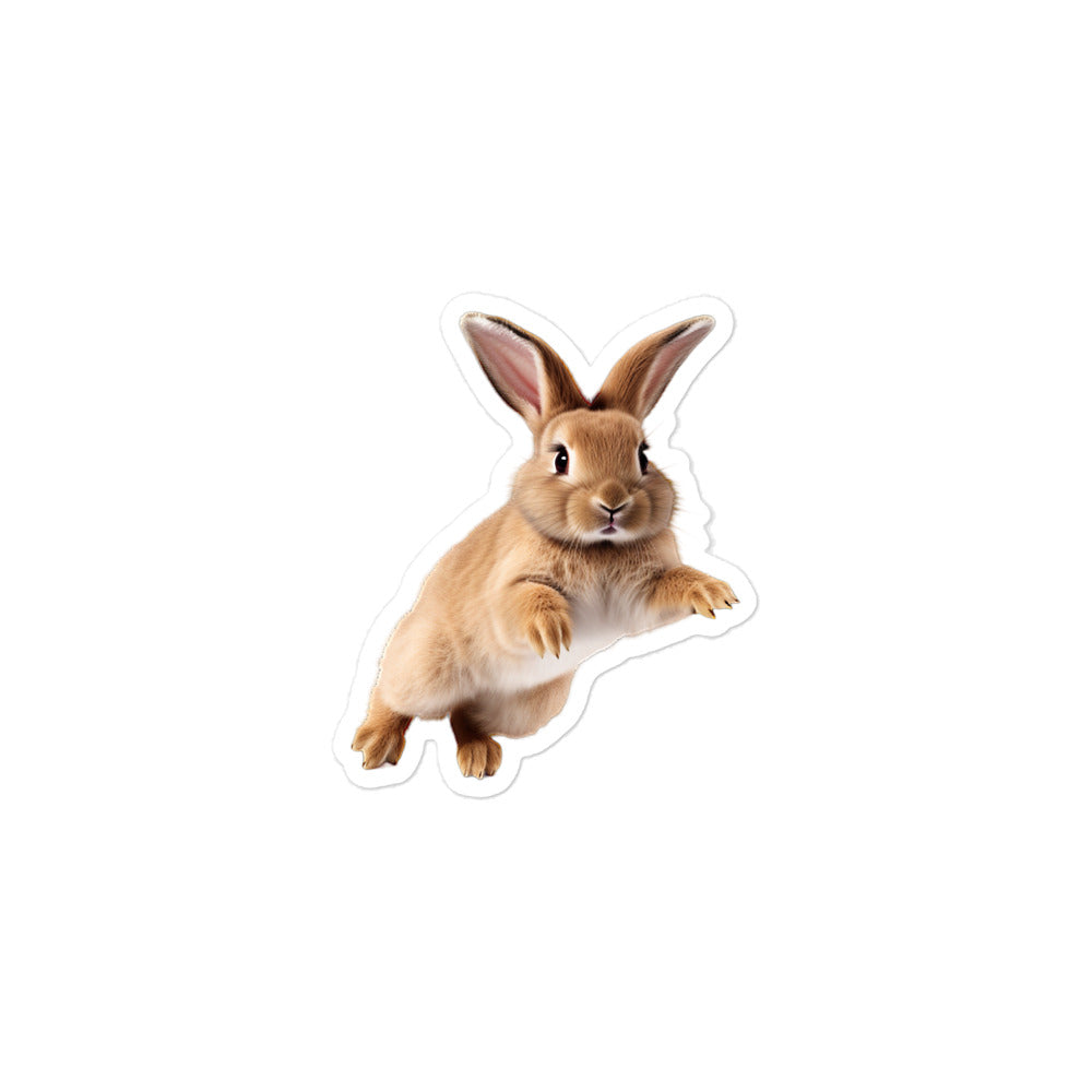 American Bunny Sticker - Stickerfy.ai