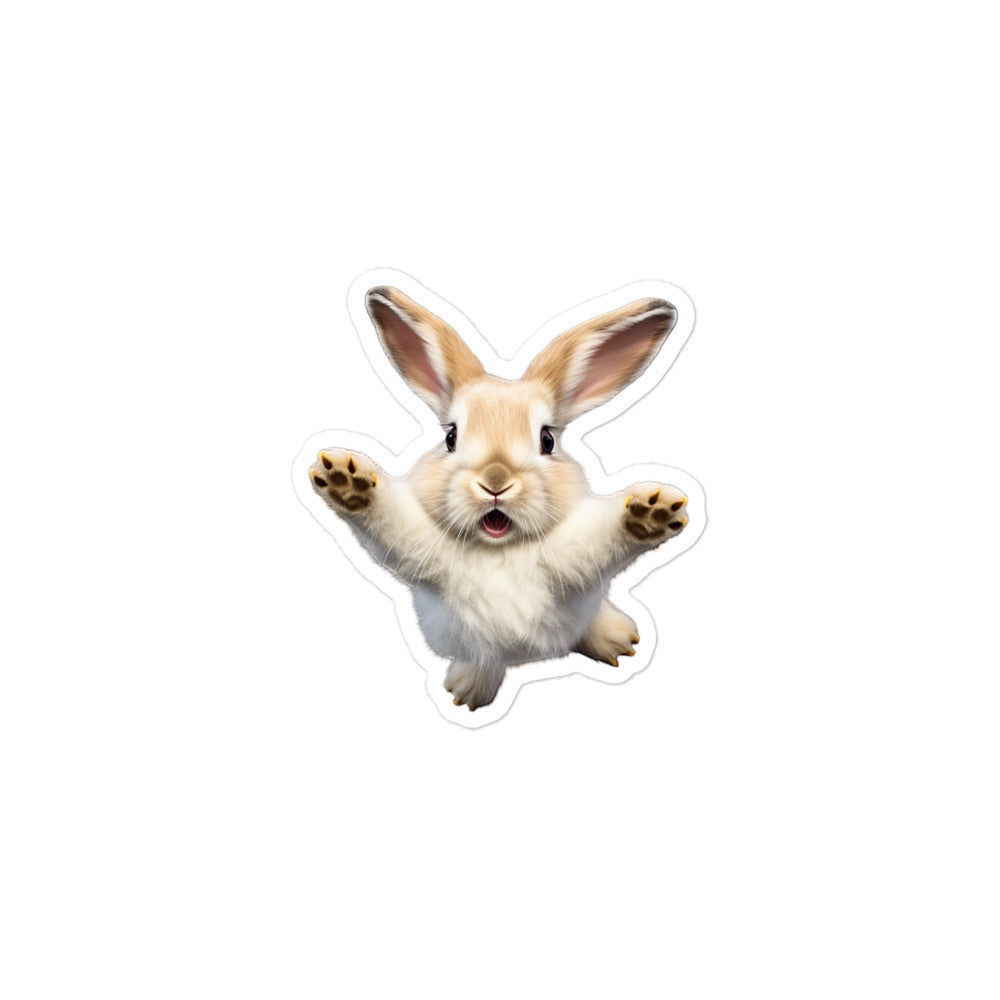 American Bunny Sticker - Stickerfy.ai