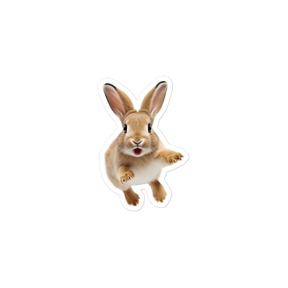 American Bunny Sticker - Stickerfy.ai