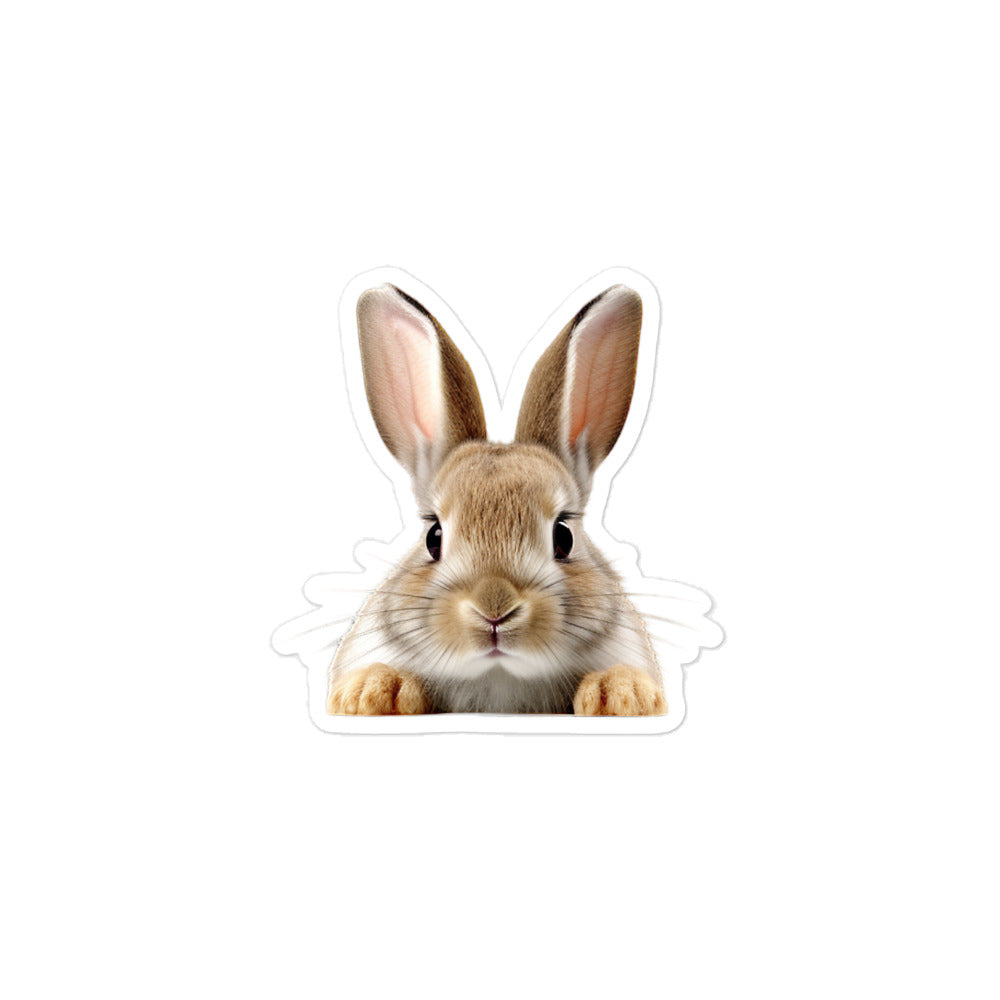 American Bunny Sticker - Stickerfy.ai