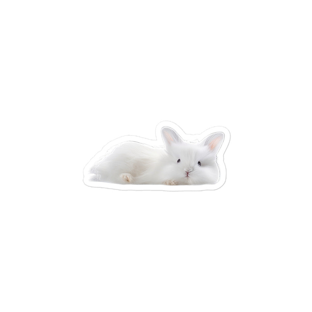Angora Bunny Sticker - Stickerfy.ai