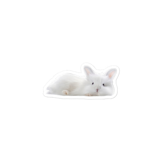 Angora Bunny Sticker - Stickerfy.ai