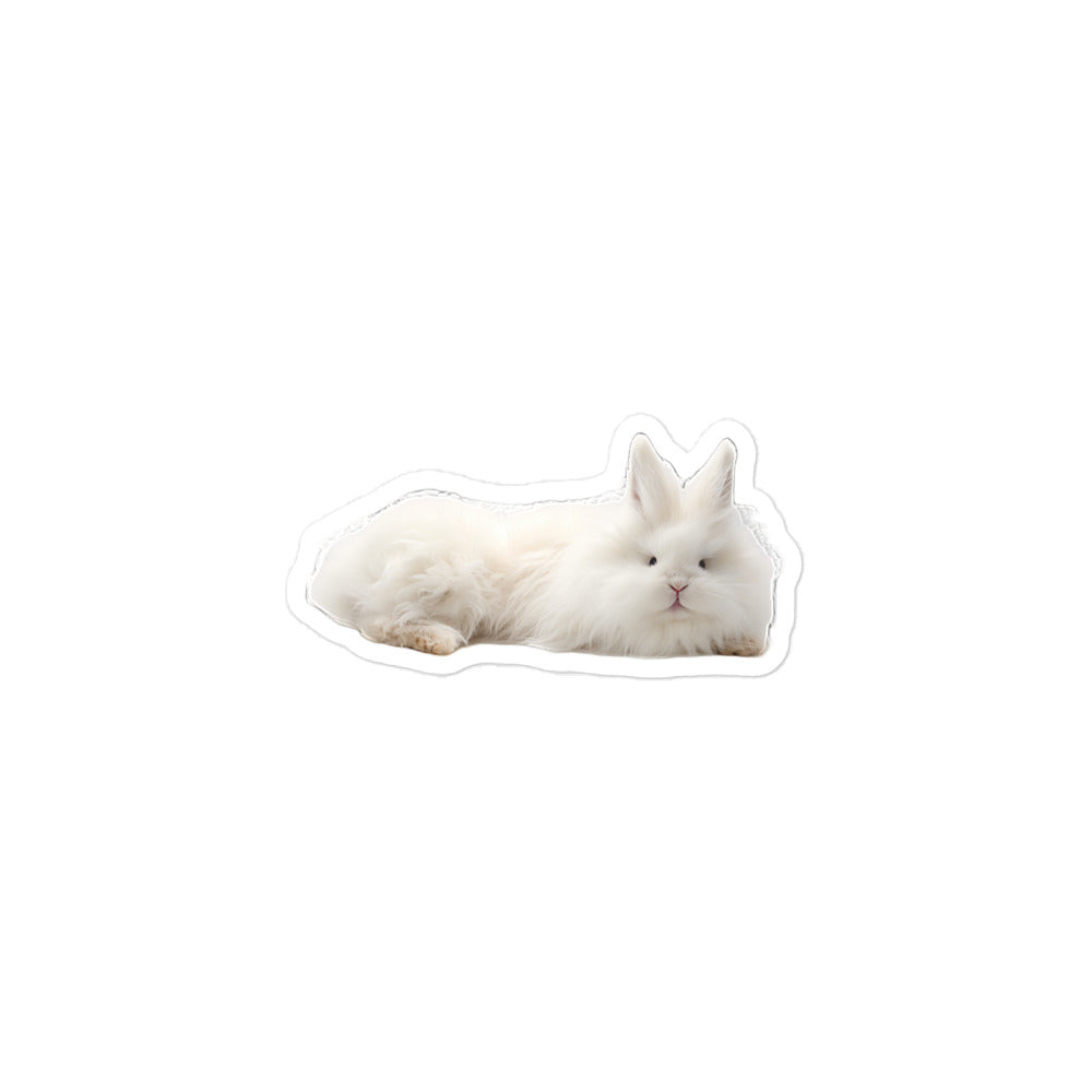 Angora Bunny Sticker - Stickerfy.ai