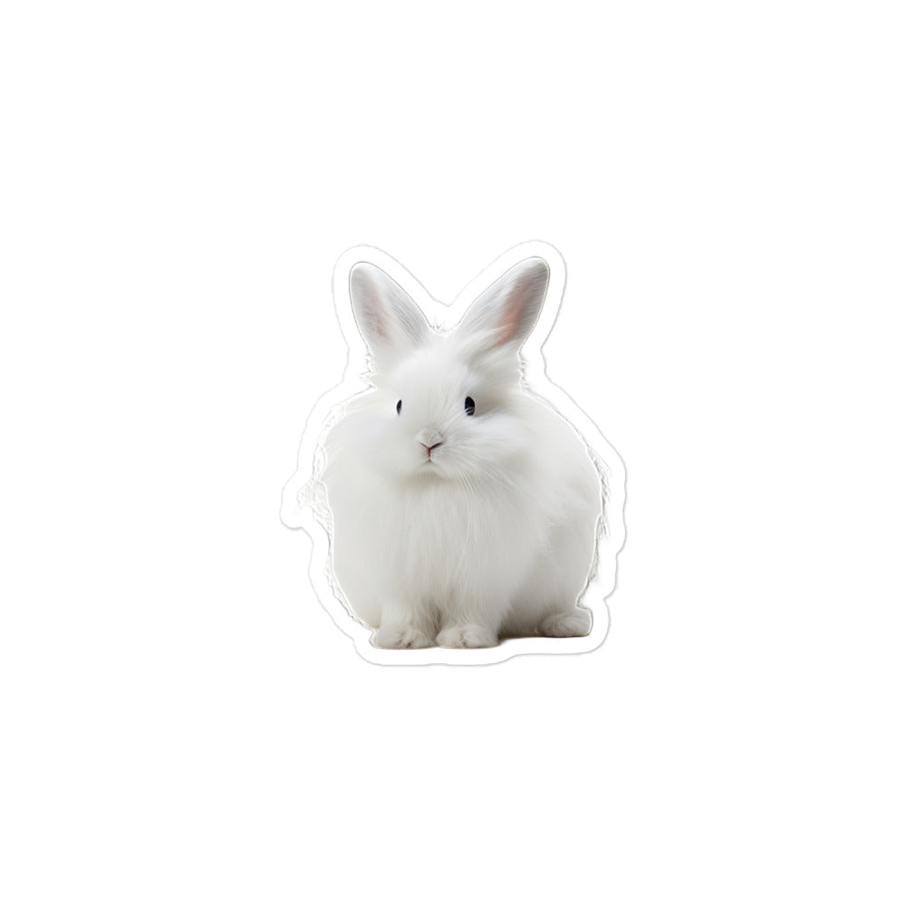 Angora Bunny Sticker - Stickerfy.ai