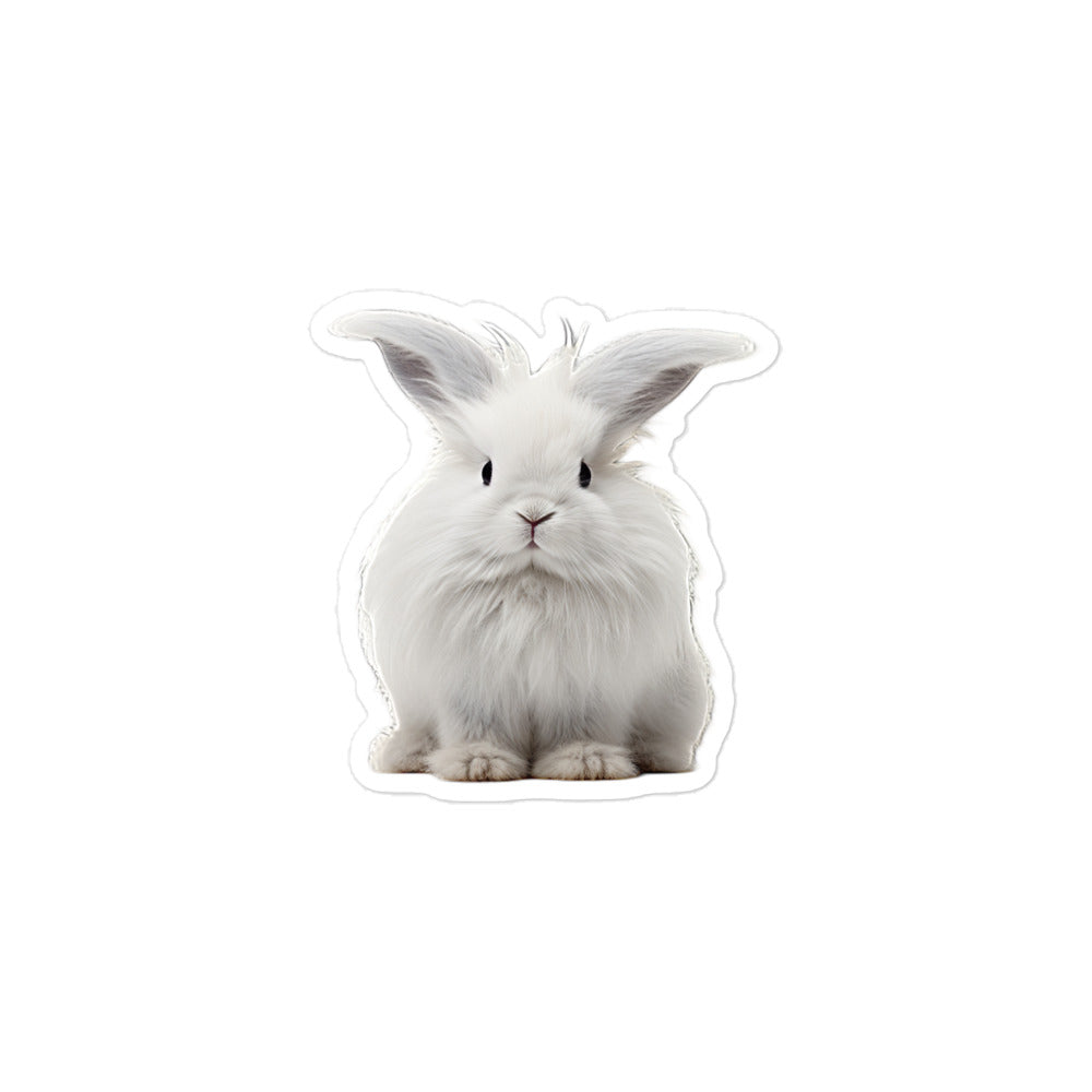 Angora Bunny Sticker - Stickerfy.ai
