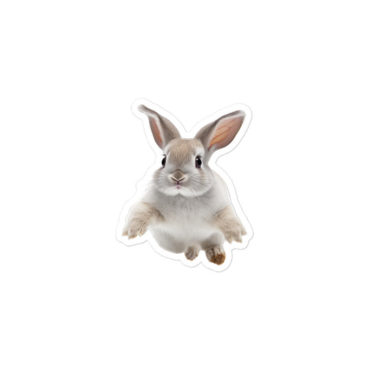 Mini Rex Bunny Sticker - Stickerfy.ai