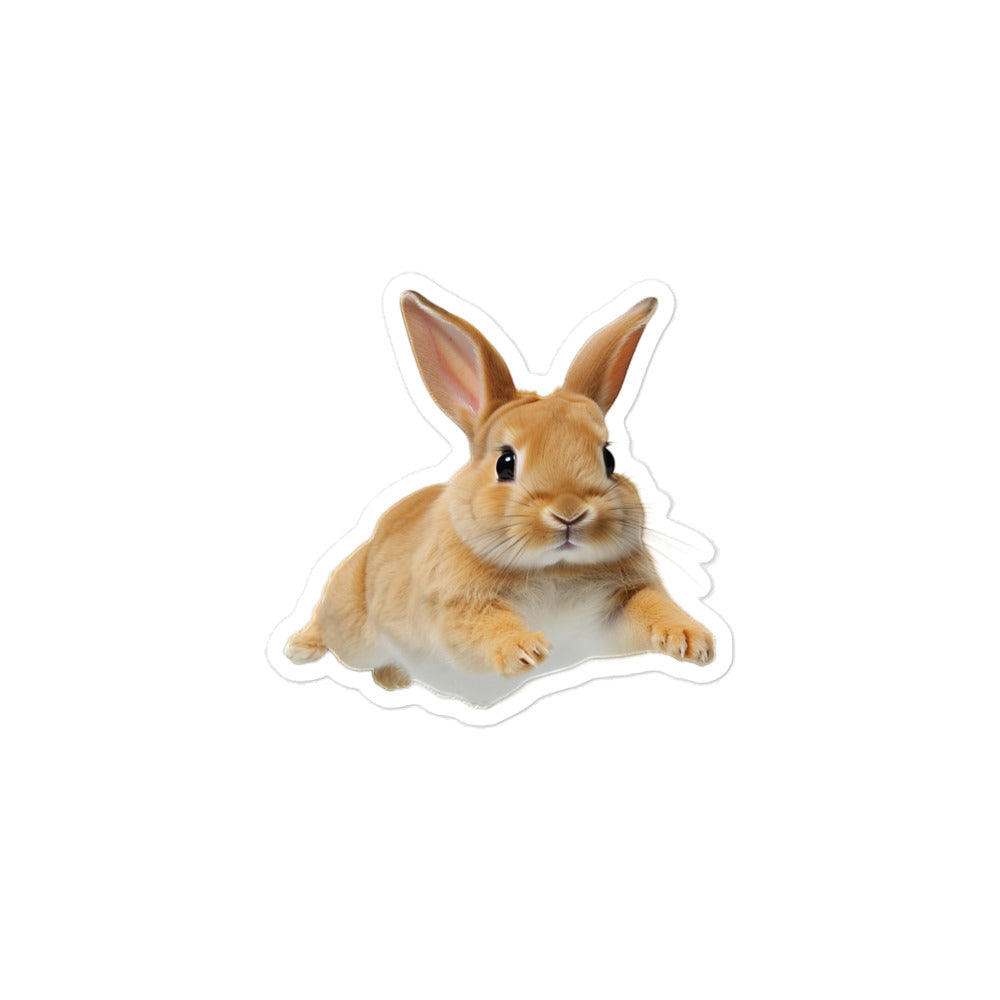 Mini Rex Bunny Sticker - Stickerfy.ai