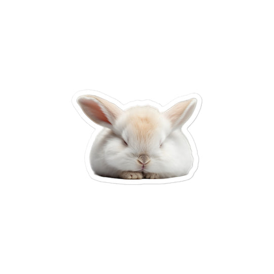 Mini Rex Bunny Sticker - Stickerfy.ai
