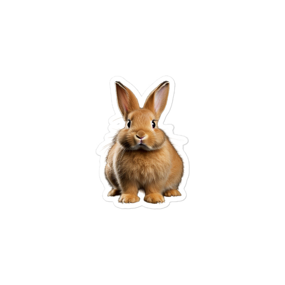 Mini Rex Bunny Sticker - Stickerfy.ai