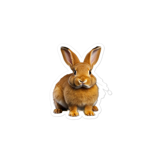 Mini Rex Bunny Sticker - Stickerfy.ai