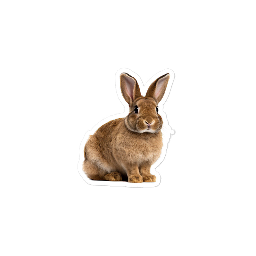 Mini Rex Bunny Sticker - Stickerfy.ai