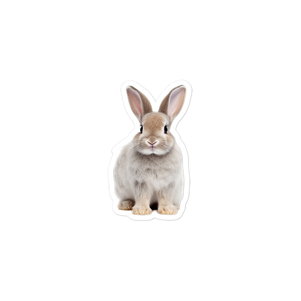 Mini Rex Bunny Sticker - Stickerfy.ai