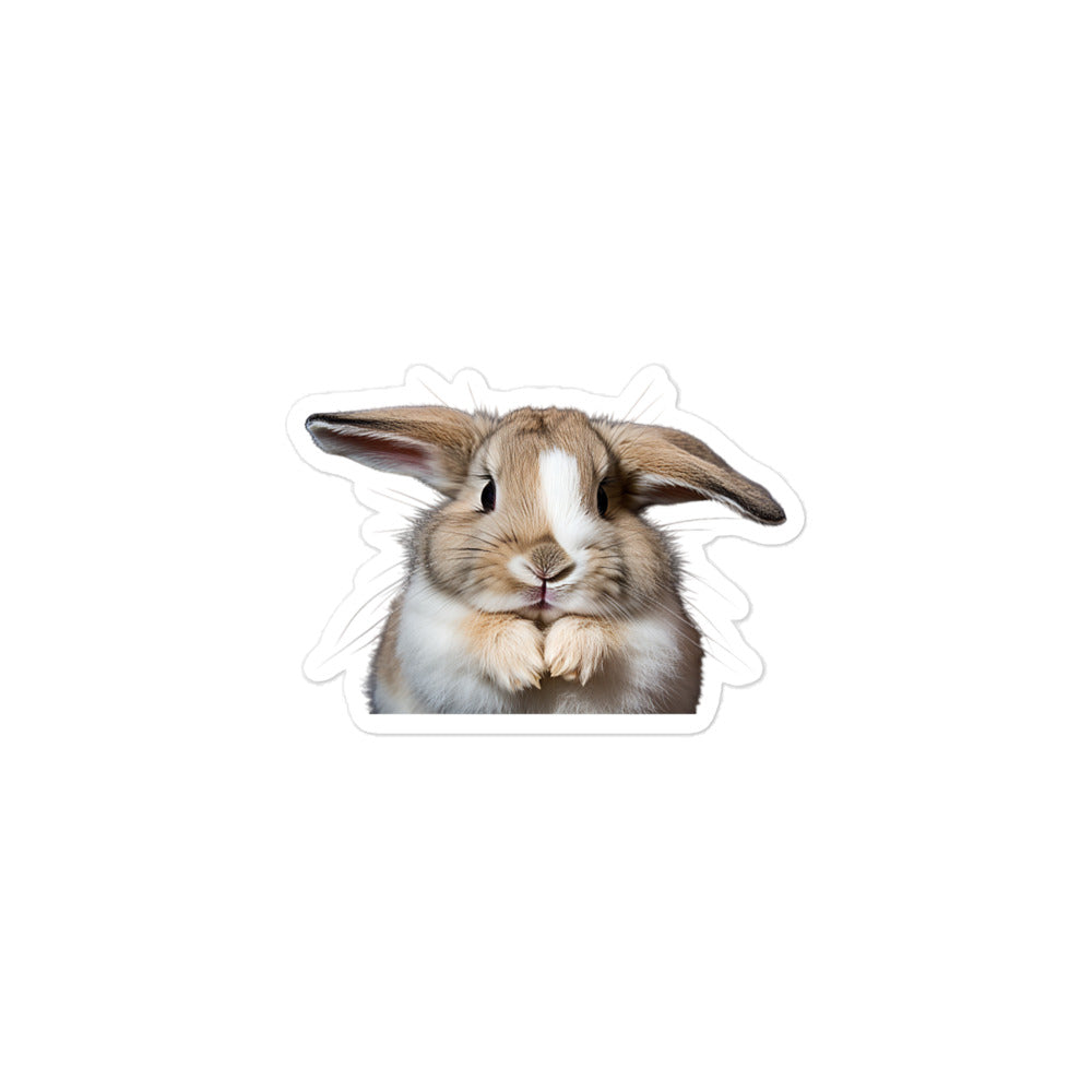 Californian Bunny Sticker - Stickerfy.ai