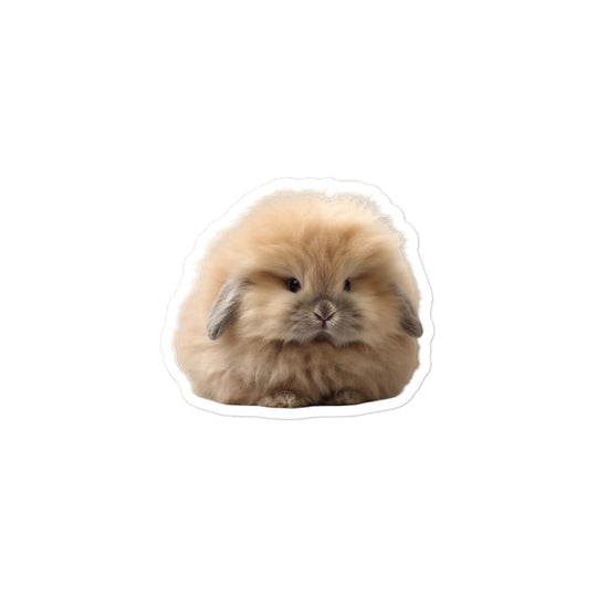 Mini Lop Bunny Sticker - Stickerfy.ai