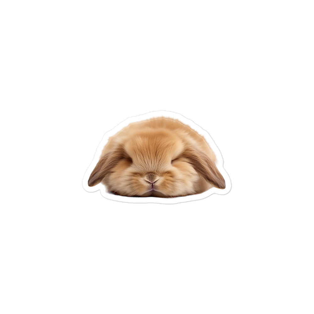 Mini Lop Bunny Sticker - Stickerfy.ai