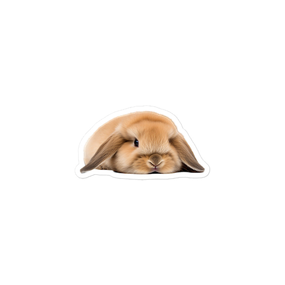 Holland Lop Bunny Sticker - Stickerfy.ai