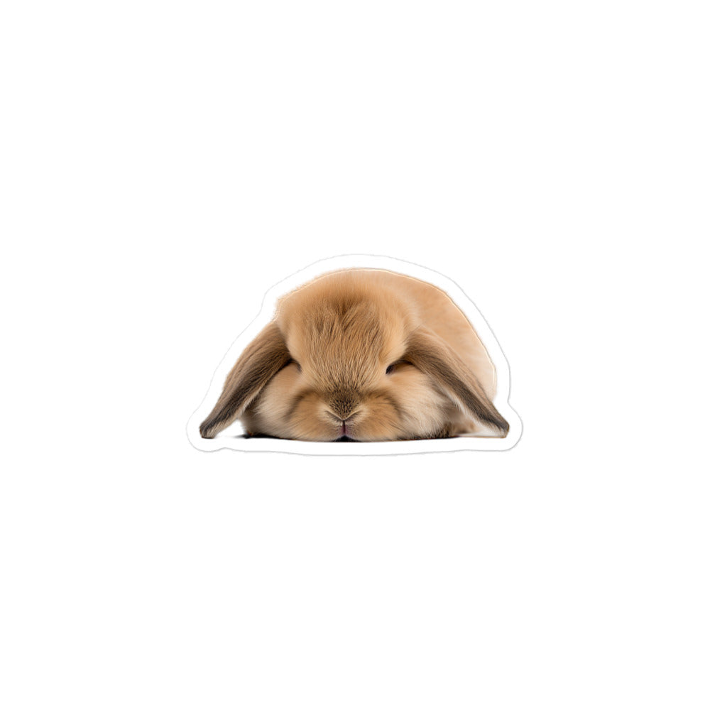 Holland Lop Bunny Sticker - Stickerfy.ai