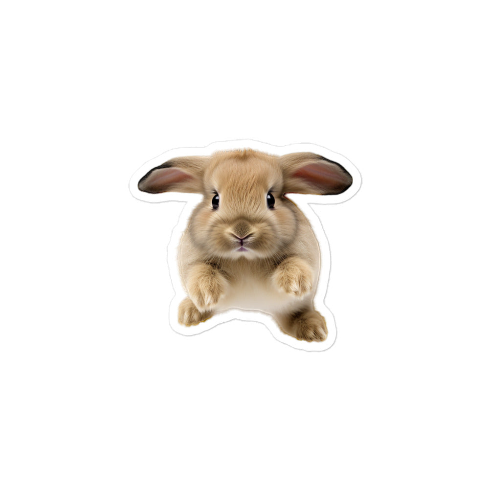 Holland Lop Bunny Sticker - Stickerfy.ai