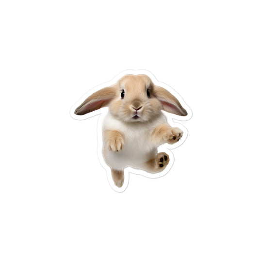 Holland Lop Bunny Sticker - Stickerfy.ai