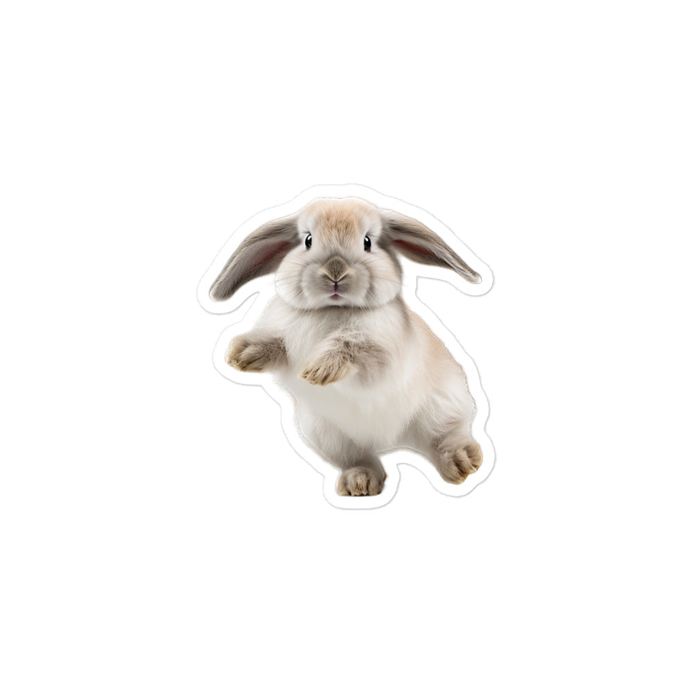 Holland Lop Bunny Sticker - Stickerfy.ai