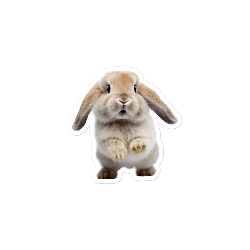 Holland Lop Bunny Sticker - Stickerfy.ai