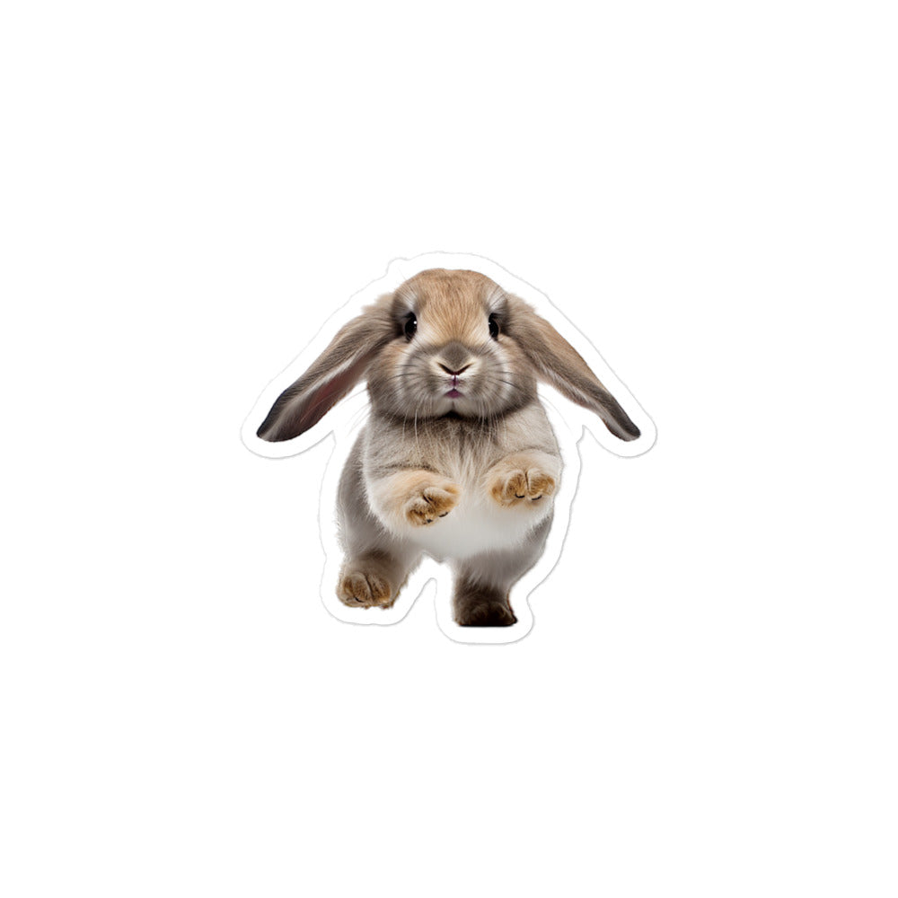 Holland Lop Bunny Sticker - Stickerfy.ai