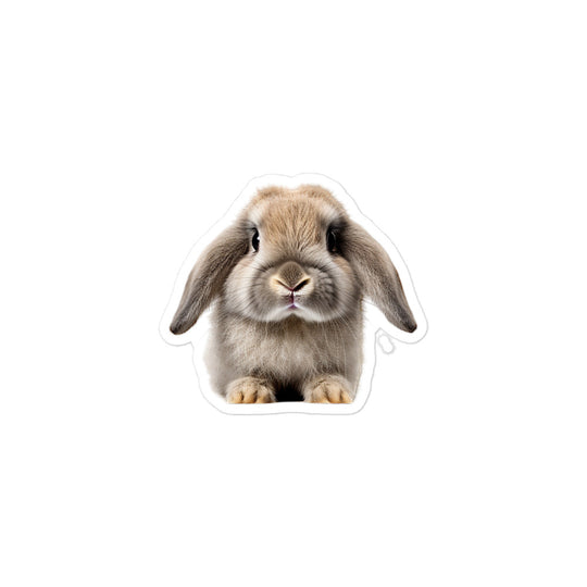 Holland Lop Bunny Sticker - Stickerfy.ai